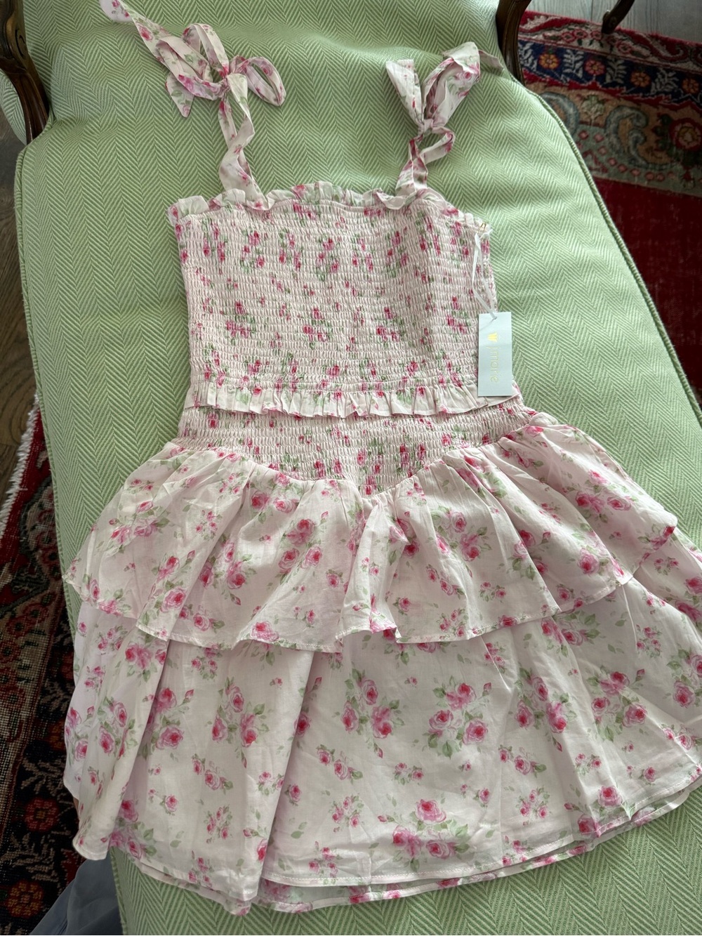 The Ellie Tie Strap Tween Dress